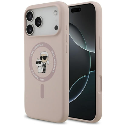 MagSafe futrola za Apple iPhone 17 Pro Max, Karl Lagerfeld, Ring Karl & Choupette, Roza