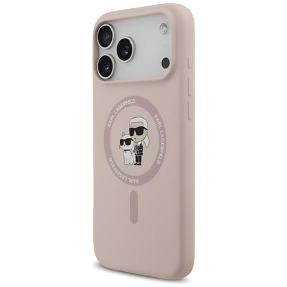 MagSafe futrola za Apple iPhone 17 Pro Max, Karl Lagerfeld, Ring Karl & Choupette, Roza
