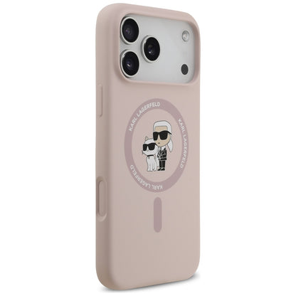 MagSafe futrola za Apple iPhone 17 Pro Max, Karl Lagerfeld, Ring Karl & Choupette, Roza