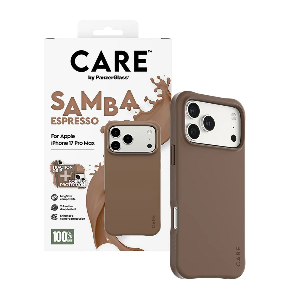 Futrola MagSafe za Apple iPhone 17 Pro Max, PanzerGlass, Care Fashionable, Smeđa