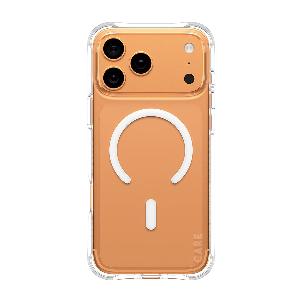Futrola MagSafe za Apple iPhone 17 Pro Max, PanzerGlass, Care Fashionable, Bijela Prozirna