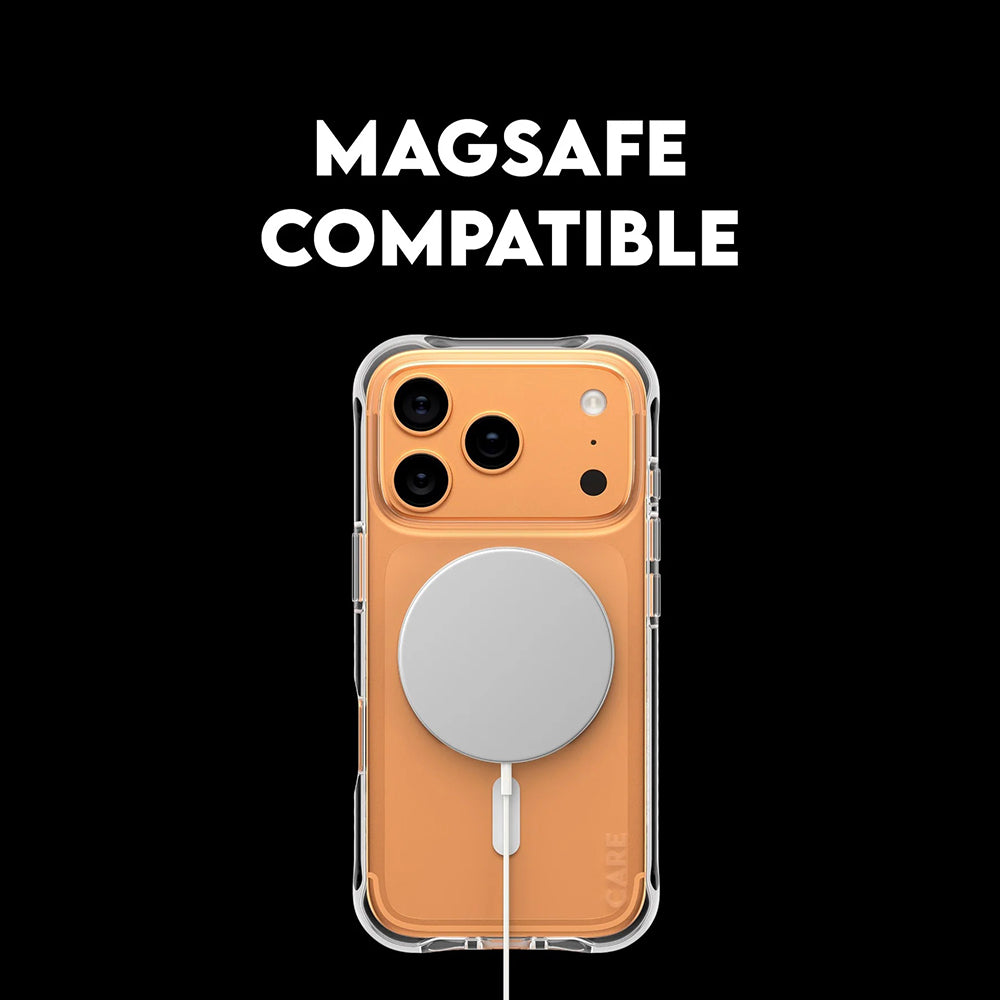 Futrola MagSafe za Apple iPhone 17 Pro Max, PanzerGlass, Care Fashionable, Bijela Prozirna