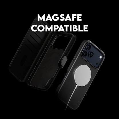 Futrola MagSafe za Apple iPhone 17 Pro Max, PanzerGlass, Care Feature Tango Two-in-One, Crna