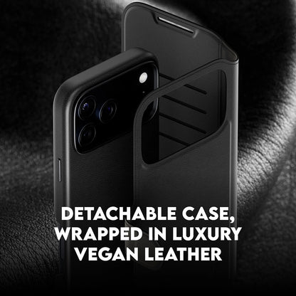 Futrola MagSafe za Apple iPhone 17 Pro Max, PanzerGlass, Care Feature Tango Two-in-One, Crna