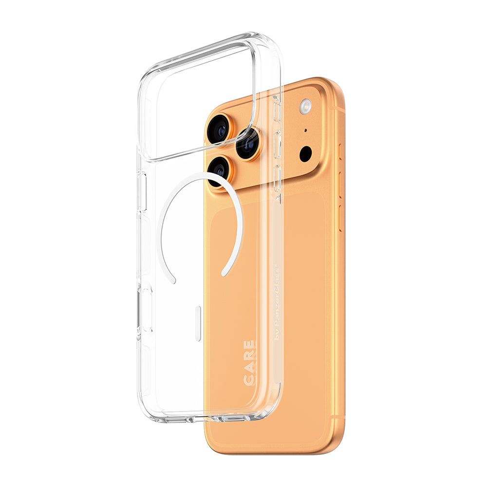 Futrola MagSafe za Apple iPhone 17 Pro Max, PanzerGlass, Care Urban Explorer, Bijela Prozirnost