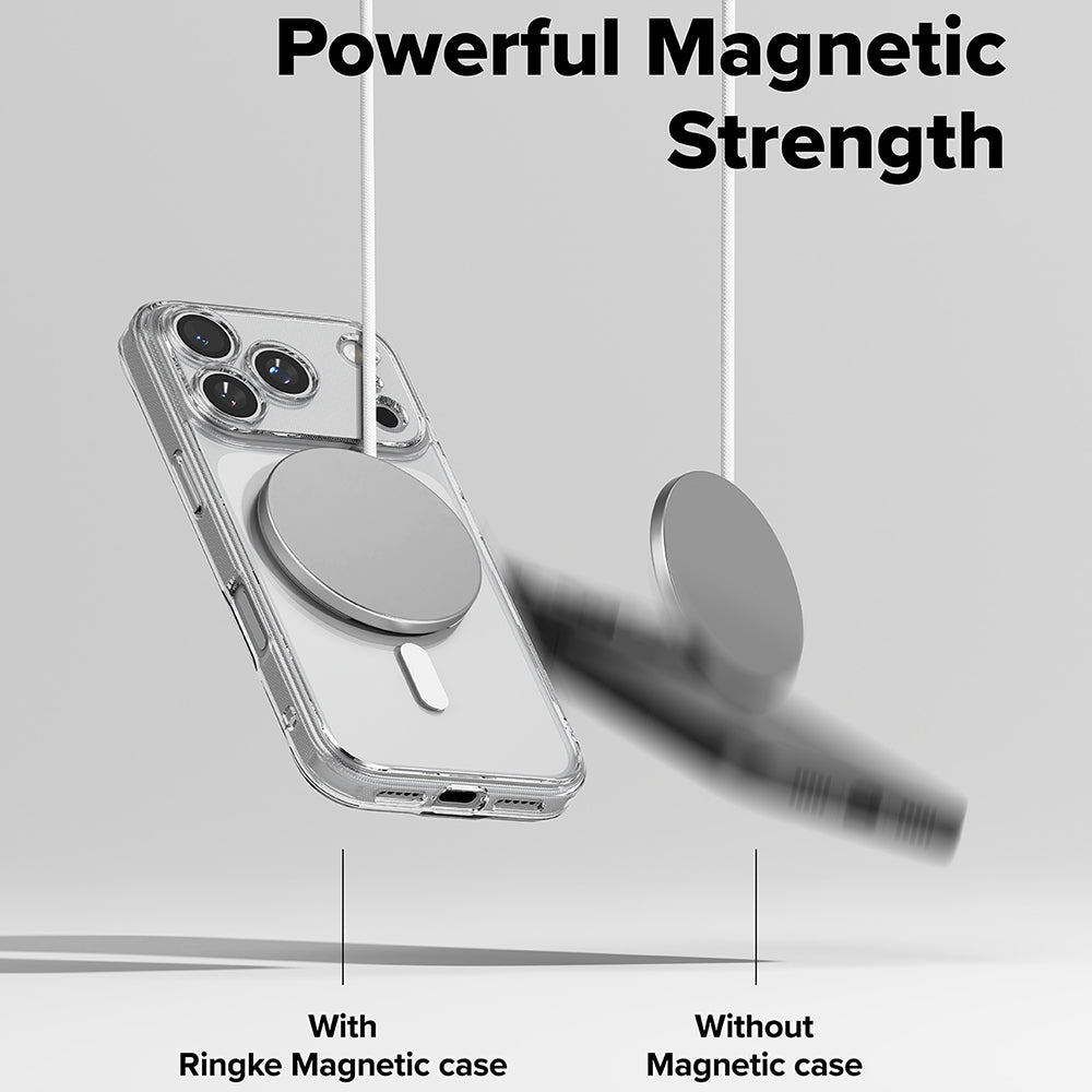 Futrola MagSafe za Apple iPhone 17 Pro Max, Ringke, Fusion, Prozirna