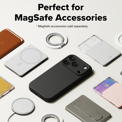 MagSafe futrola za Apple iPhone 17 Pro Max, Ringke, Silikon, Crna