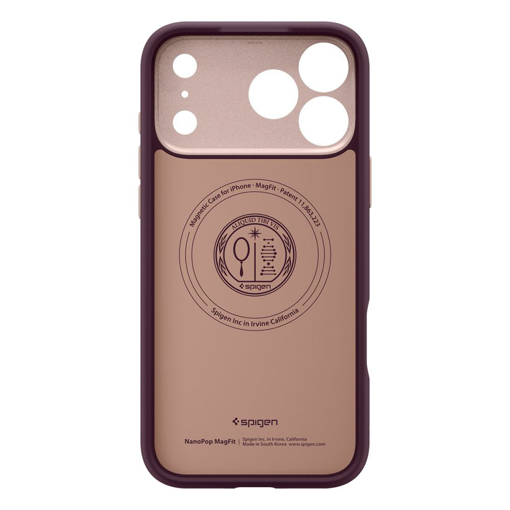 Futrola MagSafe za Apple iPhone 17 Pro Max, Spigen, Caseology Nano Pop, Višnja