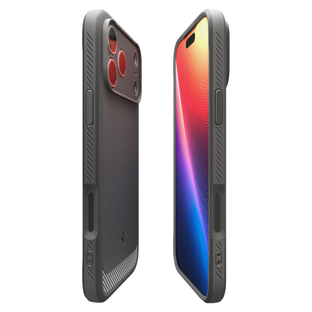 Futrola MagSafe za Apple iPhone 17 Pro Max, Spigen, Rugged Armor, Siva