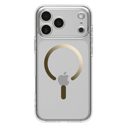 Futrola MagSafe za Apple iPhone 17 Pro Max, Spigen, Ultra Hybrid, Prozorno Zlatna