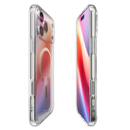 Futrola MagSafe za Apple iPhone 17 Pro Max, Spigen, Ultra Hybrid, Prozorno Zlatna