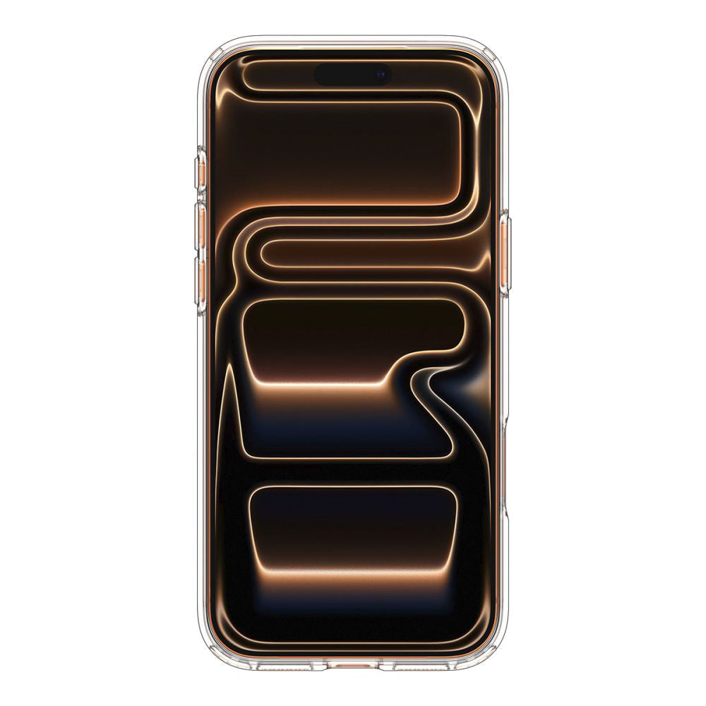 Futrola MagSafe za Apple iPhone 17 Pro Max, Spigen, Ultra Hybrid, Prozirna Narančasta