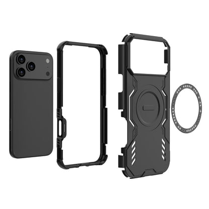 MagSafe futrola za Apple iPhone 17 Pro Max, Techsuit, ArmorMag, Crna