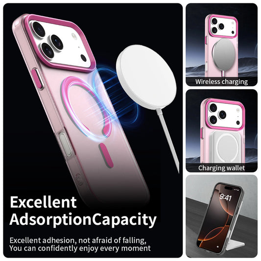Futrola MagSafe za Apple iPhone 17 Pro Max, Techsuit, CandyCase, Roza