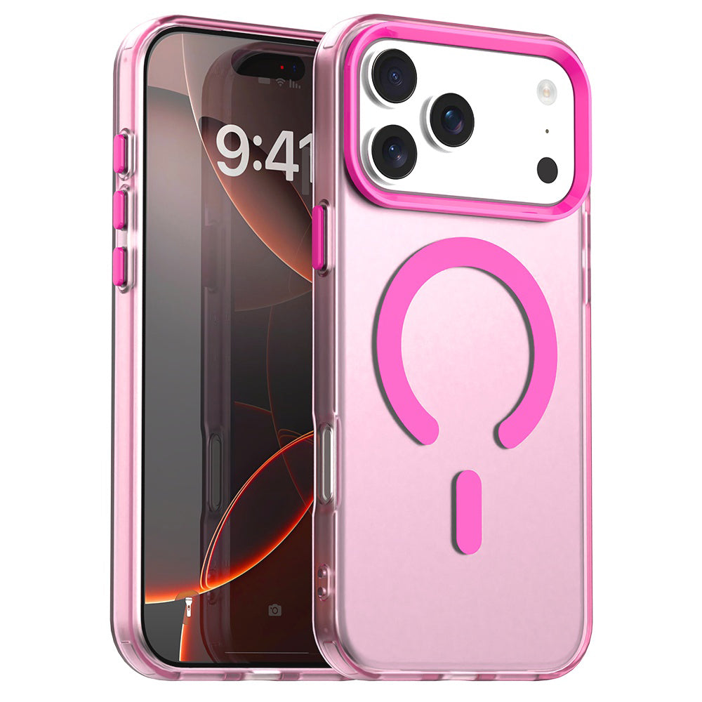 Futrola MagSafe za Apple iPhone 17 Pro Max, Techsuit, CandyCase, Roza