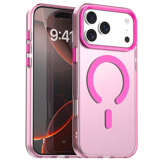 Futrola MagSafe za Apple iPhone 17 Pro Max, Techsuit, CandyCase, Roza