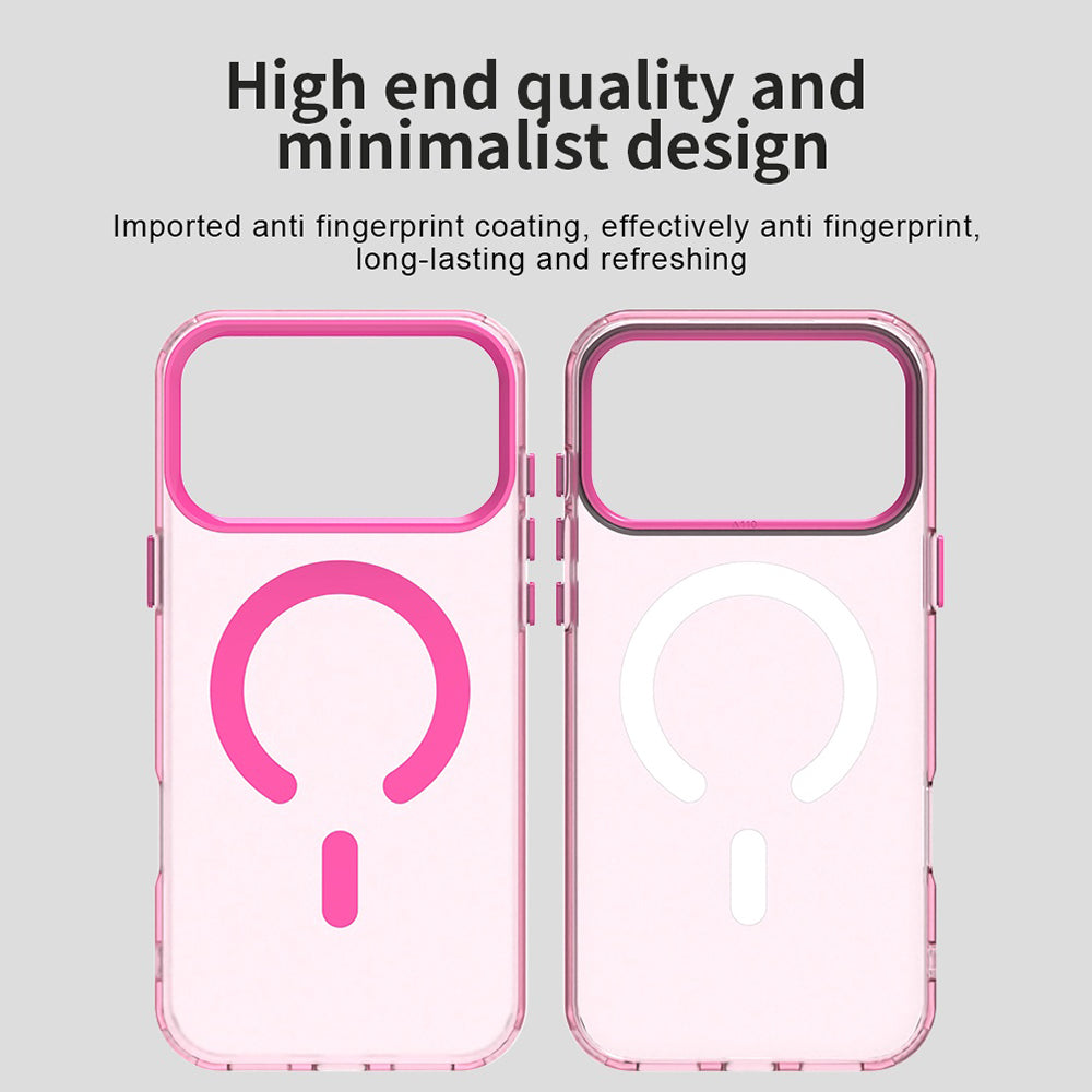 Futrola MagSafe za Apple iPhone 17 Pro Max, Techsuit, CandyCase, Roza