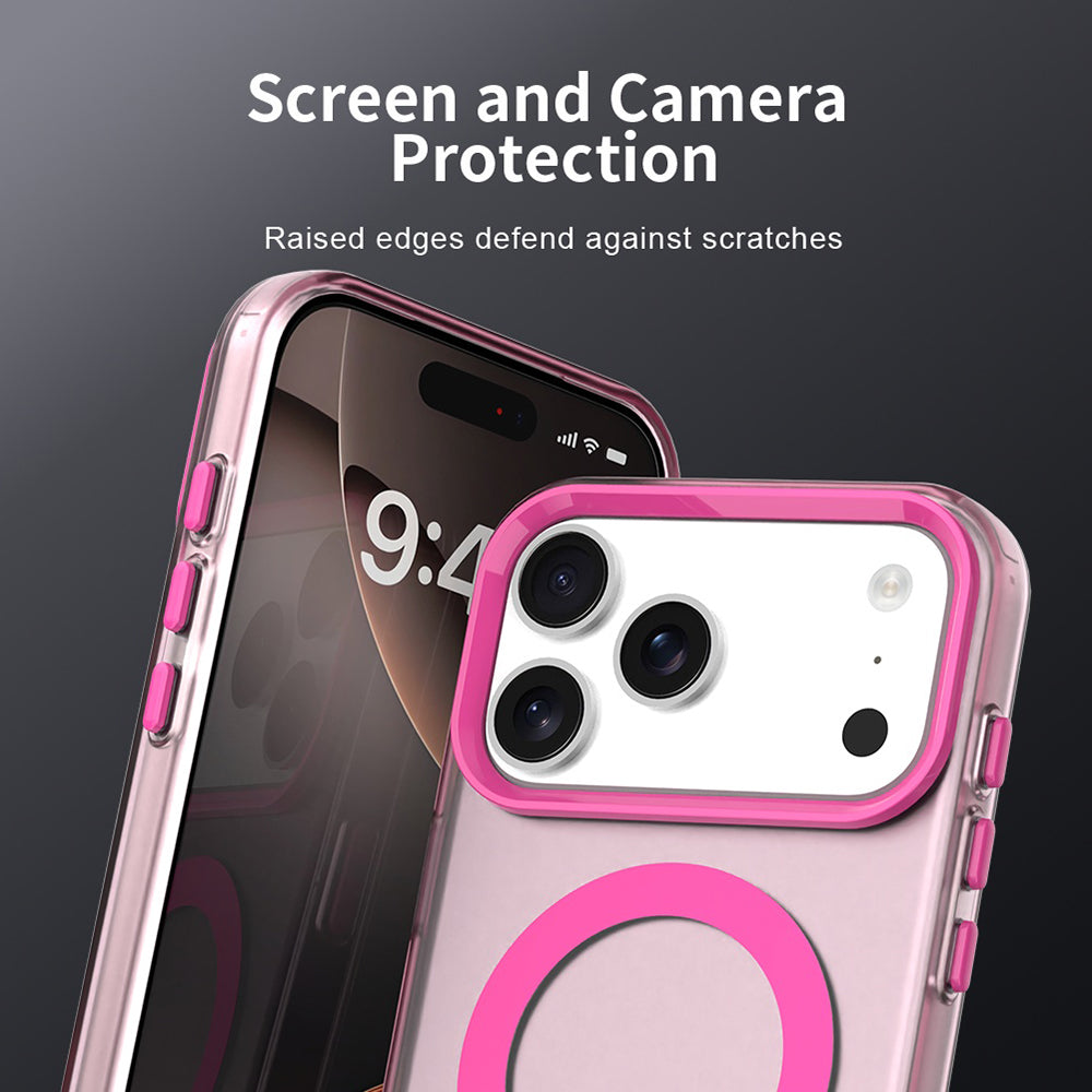 Futrola MagSafe za Apple iPhone 17 Pro Max, Techsuit, CandyCase, Roza