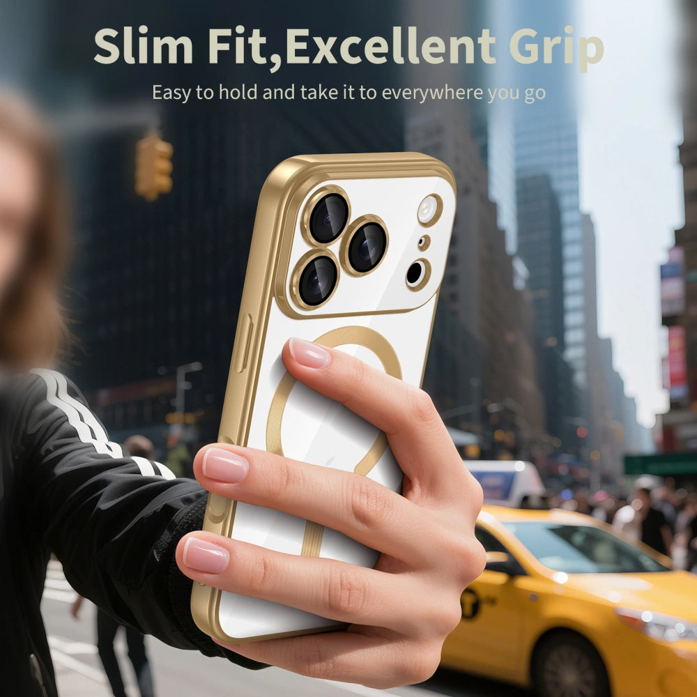 MagSafe futrola za Apple iPhone 17 Pro Max, Techsuit, Luxury Crystal, Svijetlo Ljubičasta