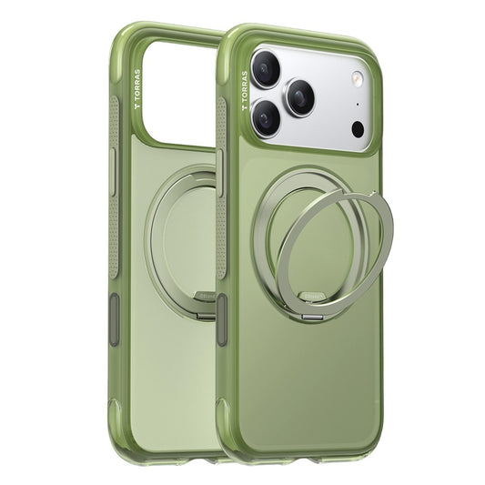 MagSafe futrola za Apple iPhone 17 Pro Max, Torras, Ostand O3 Air, Saten Zelena