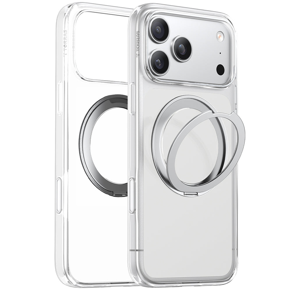 Futrola MagSafe za Apple iPhone 17 Pro Max, Torras, Ostand Pro, Prozirna