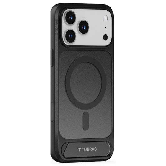 MagSafe torbica za Apple iPhone 17 Pro Max, Torras, Pstand, Crna