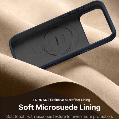 MagSafe futrola za Apple iPhone 17 Pro Max, Torras, QPRO Silicone, Plava