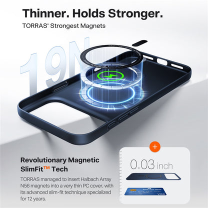 MagSafe futrola za Apple iPhone 17 Pro Max, Torras, SlimFit, Prozirna