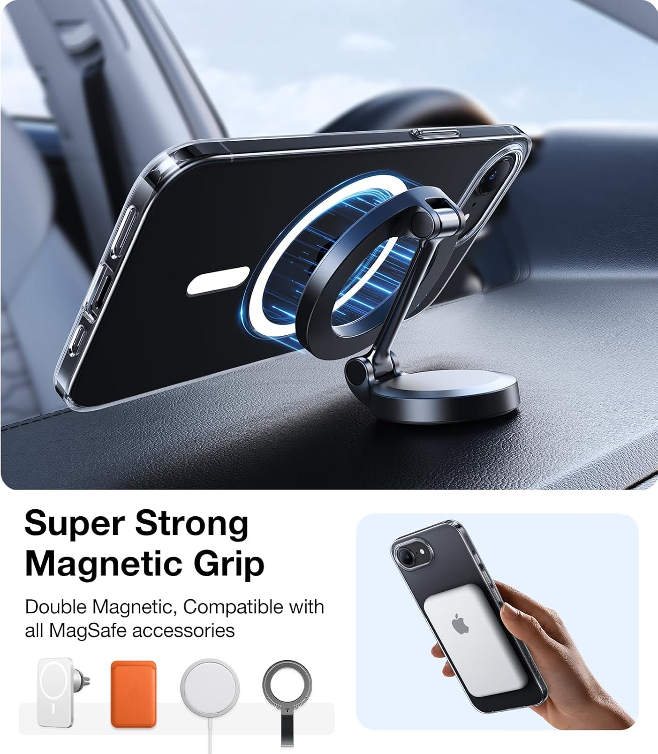 MagSafe futrola za Apple iPhone 17 Pro Max, Torras, SlimFit, Prozirna
