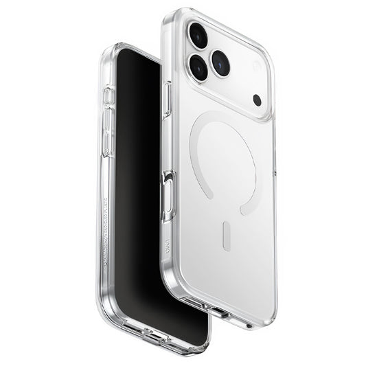 Futrola MagSafe za Apple iPhone 17 Pro Max, UNIQ, Clario MagClick, Prozirna
