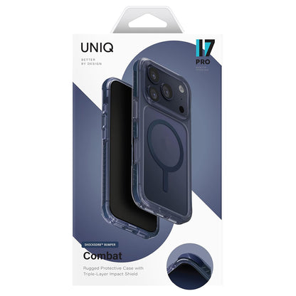 Futrola MagSafe za Apple iPhone 17 Pro Max, UNIQ, Combat MagClick, Plava