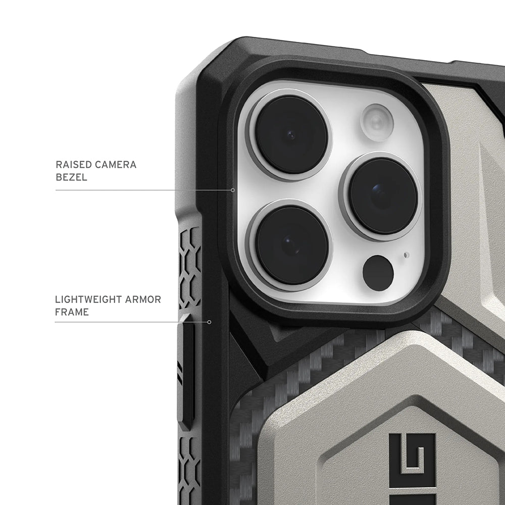 Husa MagSafe za Apple iPhone 17 Pro Max, Urban Armor Gear, Monarch Pro Kevlar, Crna