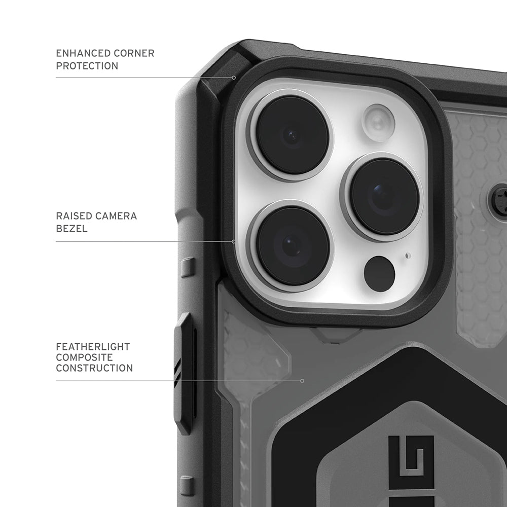 Futrola MagSafe za Apple iPhone 17 Pro Max, Urban Armor Gear, Pathfinder Clear, Siva