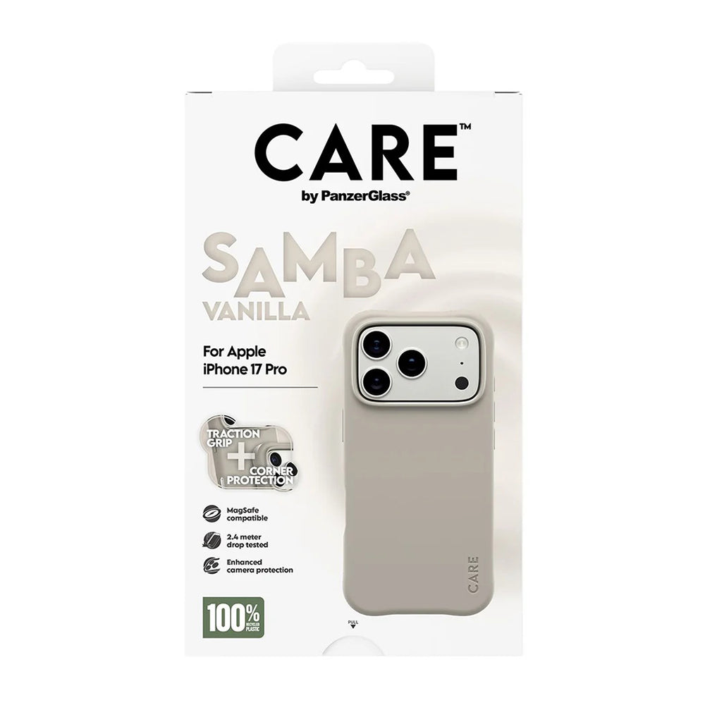 Futrola MagSafe za Apple iPhone 17 Pro, PanzerGlass, Care Fashionable, Bež
