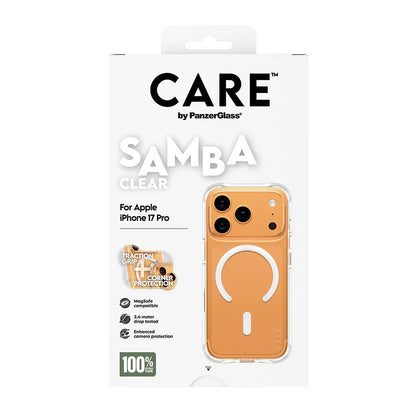 Futrola MagSafe za Apple iPhone 17 Pro, PanzerGlass, Care Fashionable, Bijela Transparentna