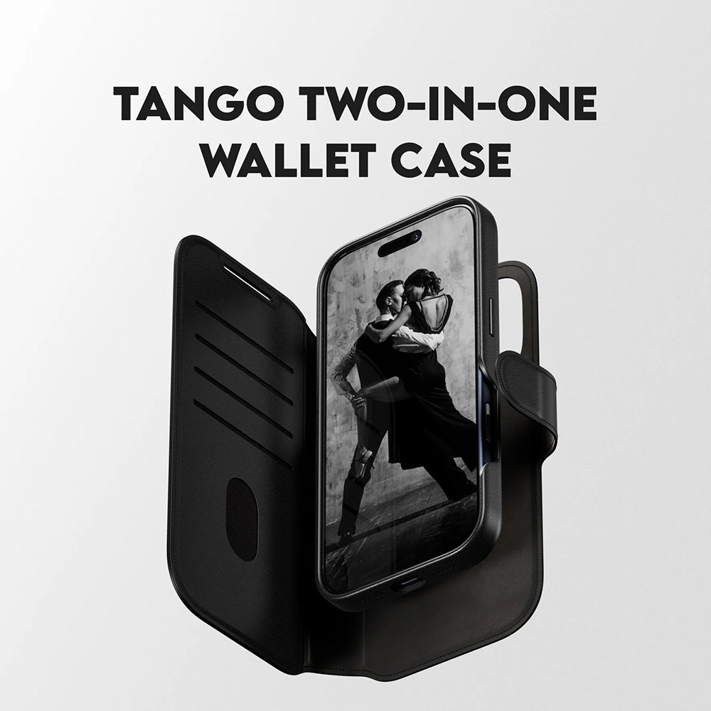 Futrola MagSafe za Apple iPhone 17 Pro, PanzerGlass, Care Feature Tango Two-in-One, Crna