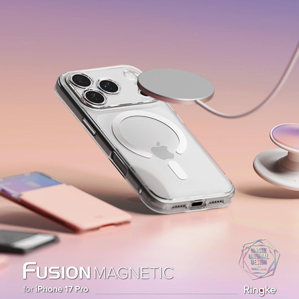 MagSafe futrola za Apple iPhone 17 Pro, Ringke, Fusion, Mat Transparent