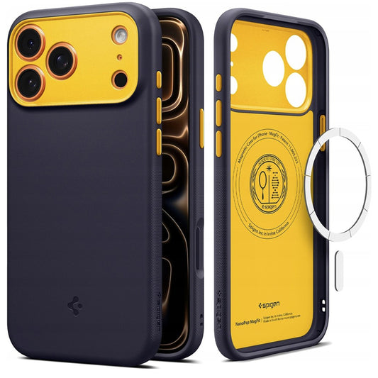 MagSafe futrola za Apple iPhone 17 Pro, Spigen, Caseology Nano Pop, Ljubičasta