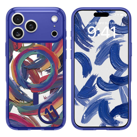 Futrola MagSafe za Apple iPhone 17 Pro, Spigen, Ultra Hybrid C11, Indigo ACS11392