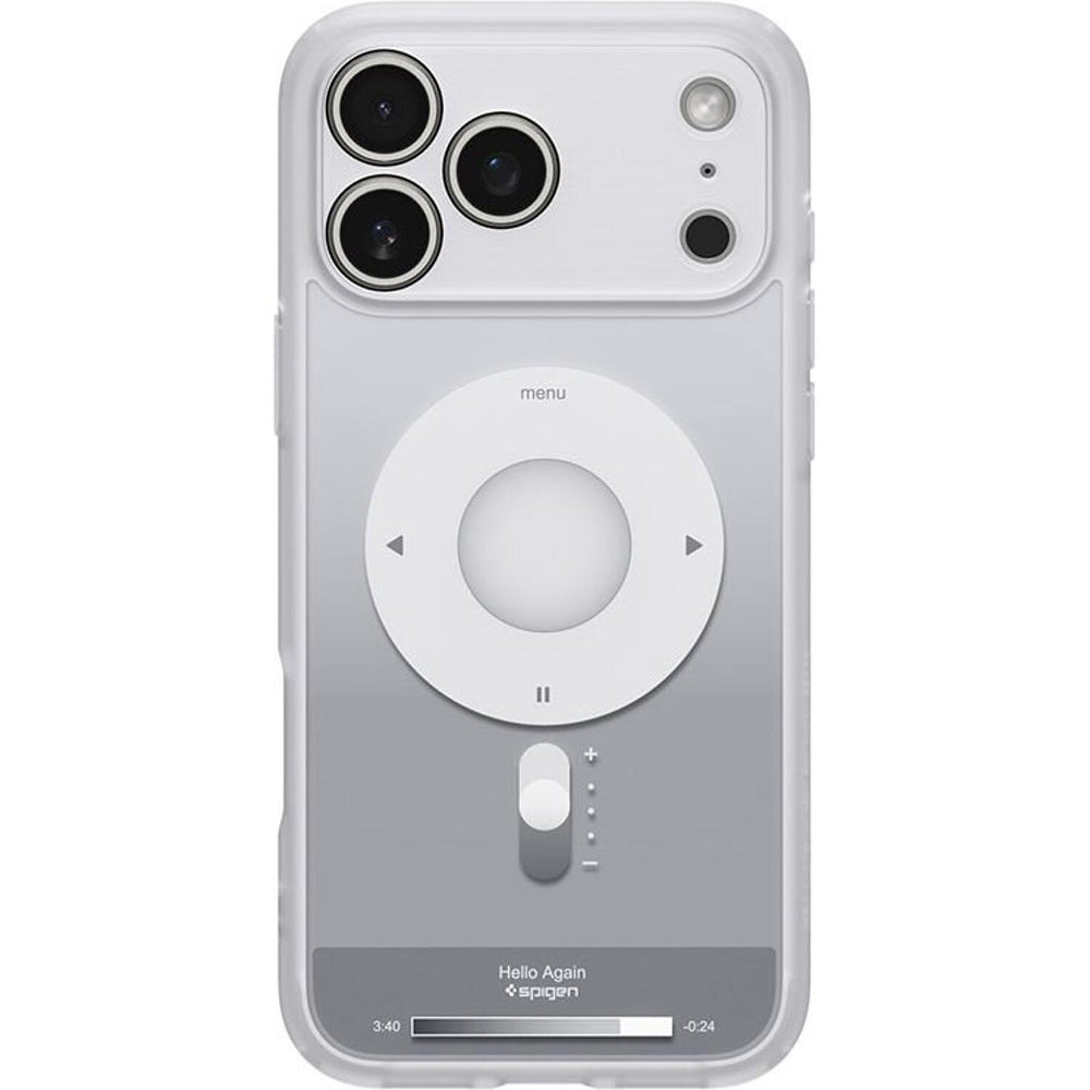 Futrola MagSafe za Apple iPhone 17 Pro, Spigen, Ultra Hybrid Classic, Srebrna
