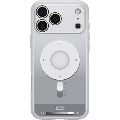 Futrola MagSafe za Apple iPhone 17 Pro, Spigen, Ultra Hybrid Classic, Srebrna