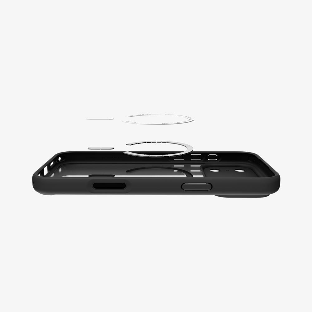 MagSafe futrola za Apple iPhone 17 Pro, Spigen, Ultra Hybrid, Crno-Narančasta Satin ACS10483