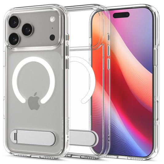 Futrola MagSafe za Apple iPhone 17 Pro, Spigen, Ultra Hybrid S, Prozirna