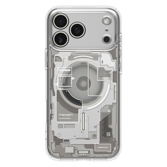 Futrola MagSafe za Apple iPhone 17 Pro, Spigen, Ultra Hybrid, Prozirna