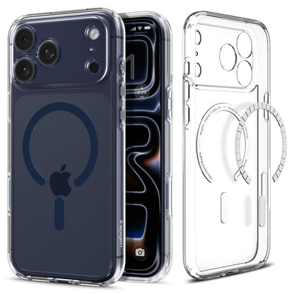 MagSafe futrola za Apple iPhone 17 Pro, Spigen, Ultra Hybrid, Prozirno Mornarsko Plava ACS11111