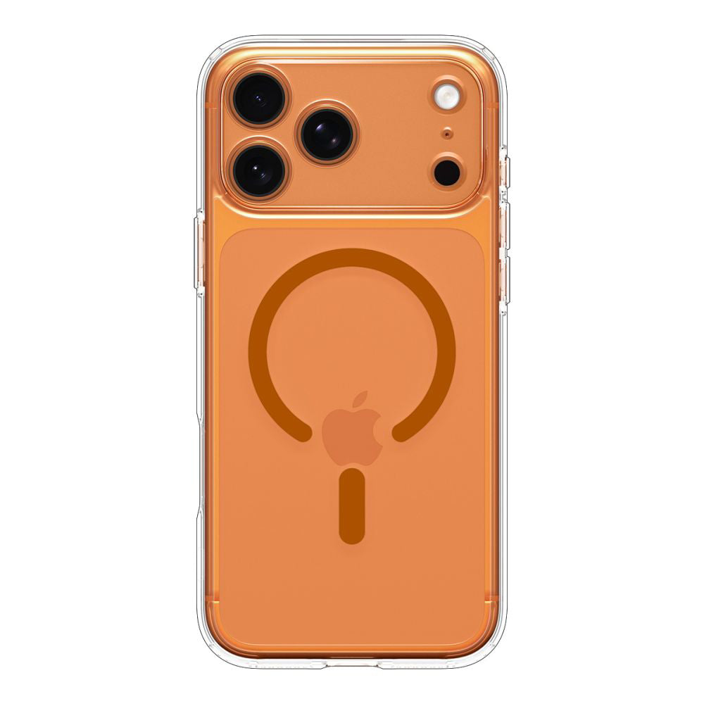 MagSafe futrola za Apple iPhone 17 Pro, Spigen, Ultra Hybrid, Prozirno Narančasta ACS11112