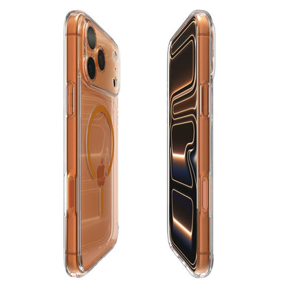 MagSafe futrola za Apple iPhone 17 Pro, Spigen, Ultra Hybrid, Prozirno Narančasta ACS11112