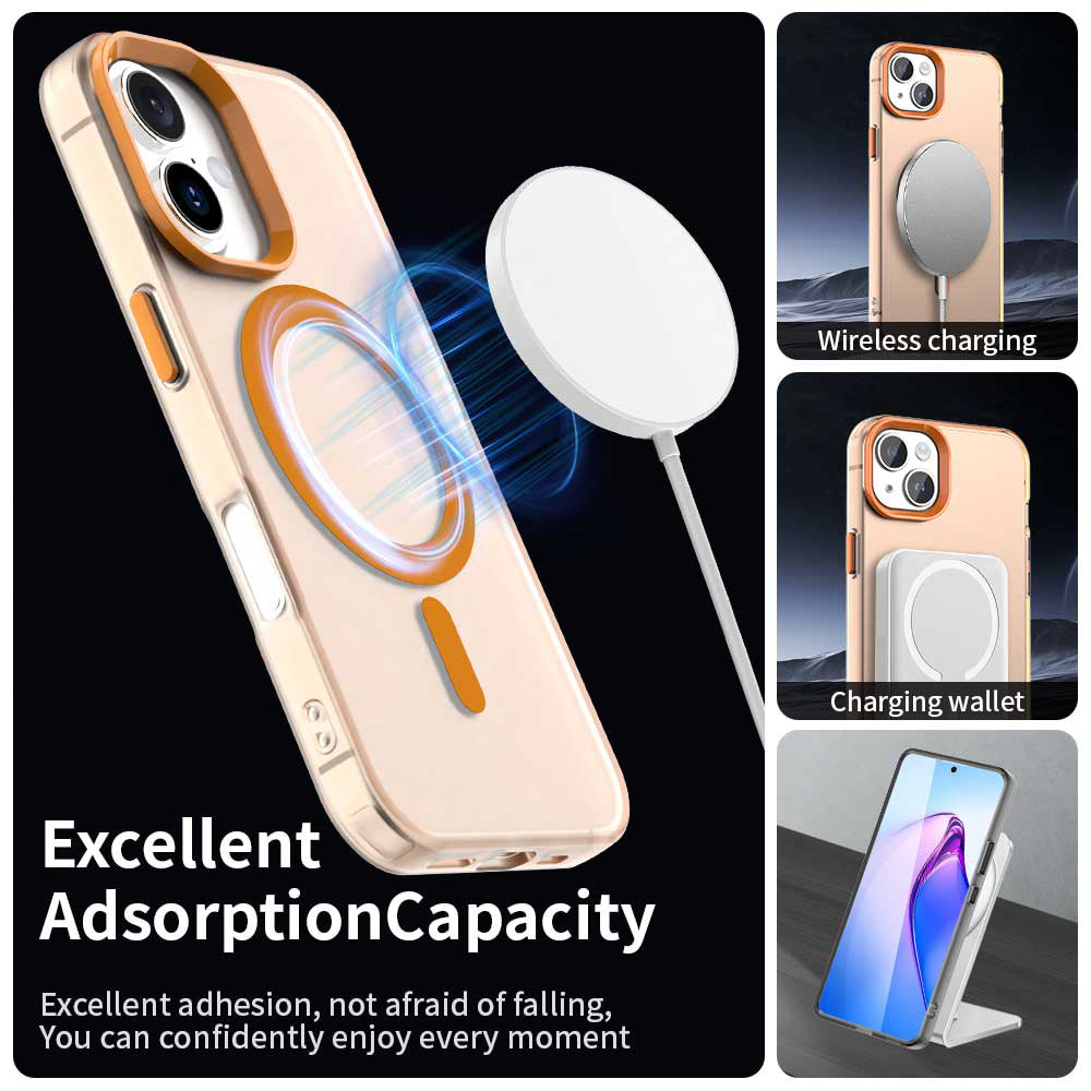 MagSafe futrola za Apple iPhone 17 Pro, Techsuit, CandyCase, Narančasta
