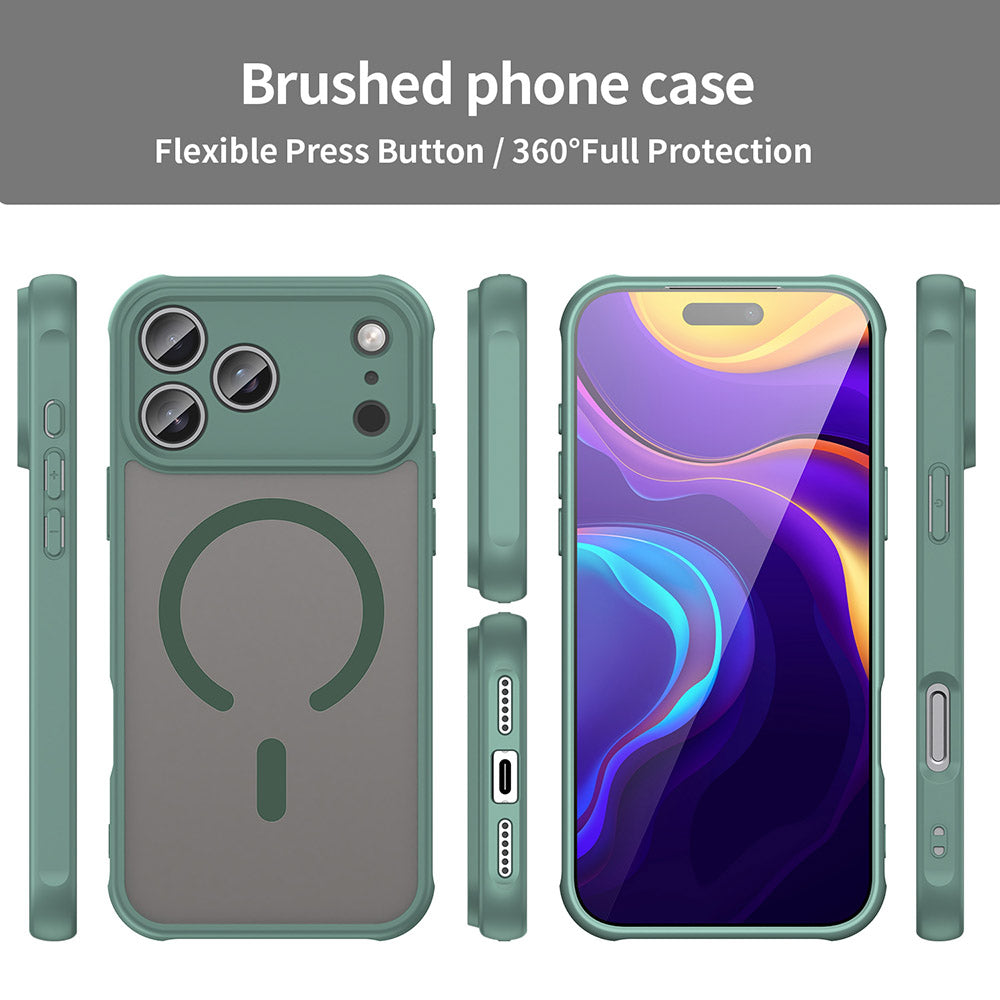 MagSafe futrola za Apple iPhone 17 Pro, Techsuit, HaloFrost II, Zelena
