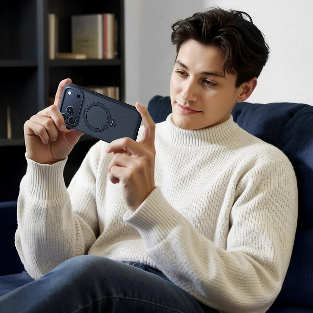 MagSafe torbica za Apple iPhone 17 Pro, Torras, QPRO silikon, Zlatna